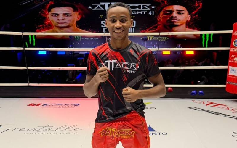Atleta de Petrópolis, João Santanna vence por nocaute no Attack Fight e entra na corri