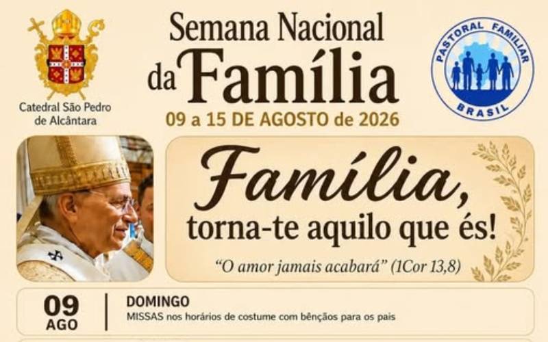 Catedral de Petrópolis terá programação especial para famílias nesta semana