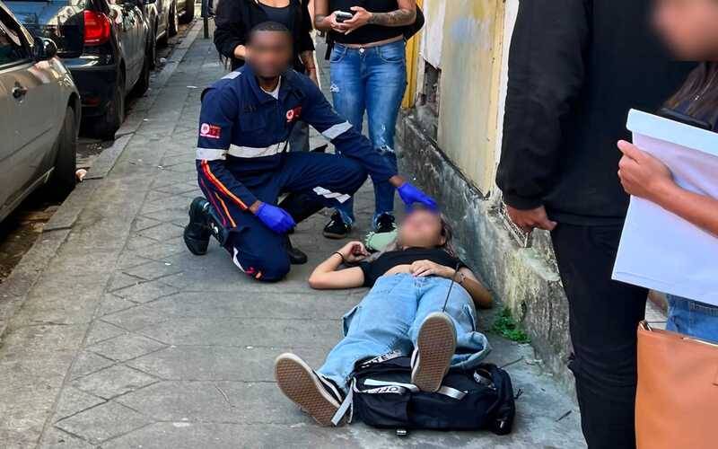 Jovem tem o pé perfurado por vergalhão no Centro
