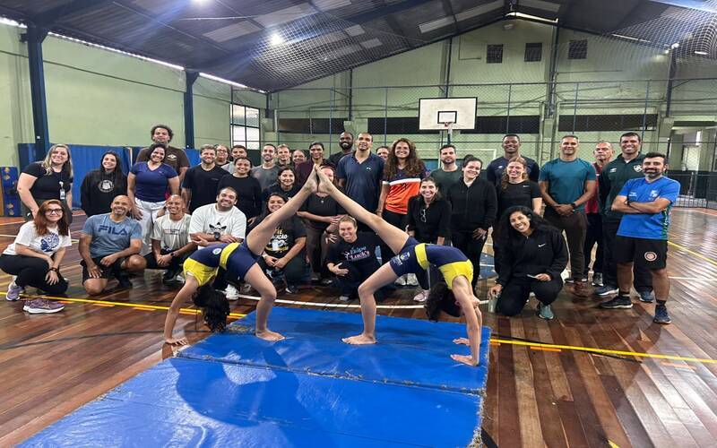 Professores de Educação Física da rede municipal participam da capacitação “Ginástica 