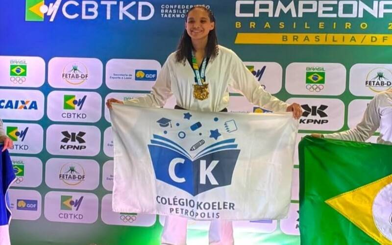 Angela Azevedo é campeã do Supercampeonato Brasileiro de Taekwondo 2026