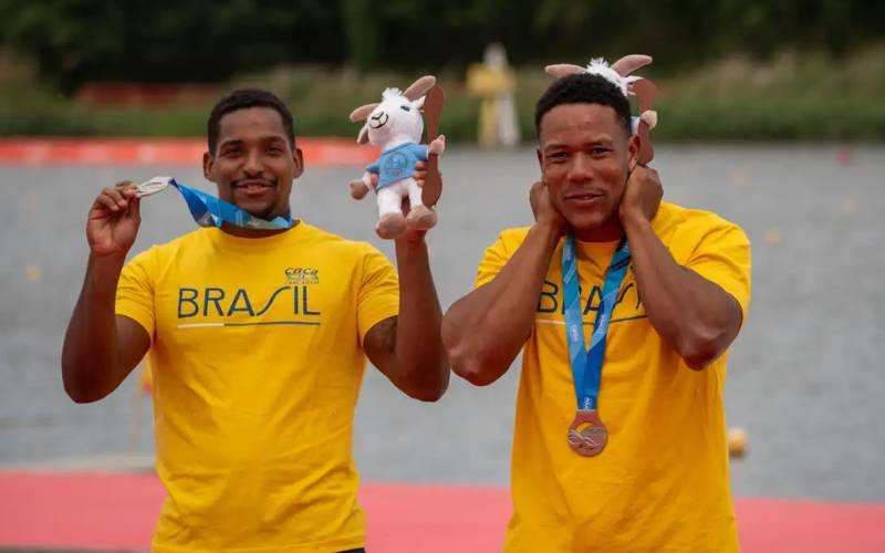 Jacky Godmann e Gabriel Nascimento são prata no Mundial de Canoagem