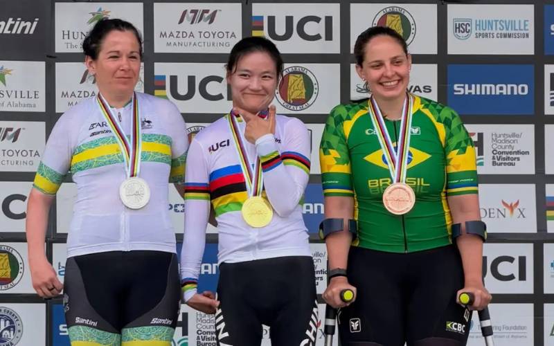 Brasil encerra Mundial de paraciclismo de estrada com cinco medalhas