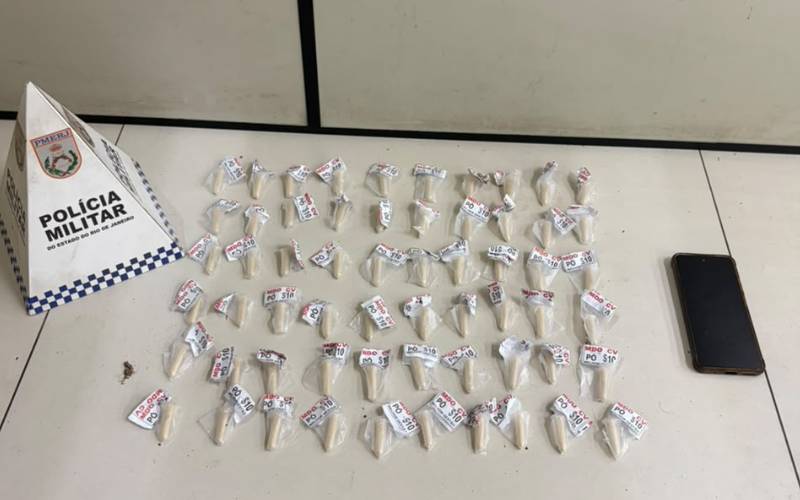 Polícia Militar prende homem por tráfico de drogas no Alto da Serra