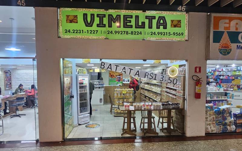 Entrada da Vimelta, loja do Vicente. Foto: Jamis Gomes Jr. / Diário de Petrópolis