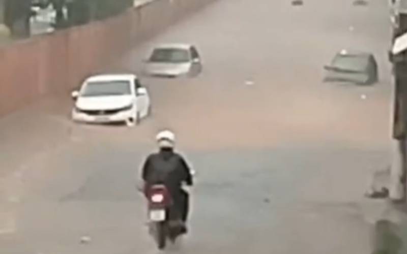 Chuva provoca pontos de alagamento em Itaipava e Nogueira