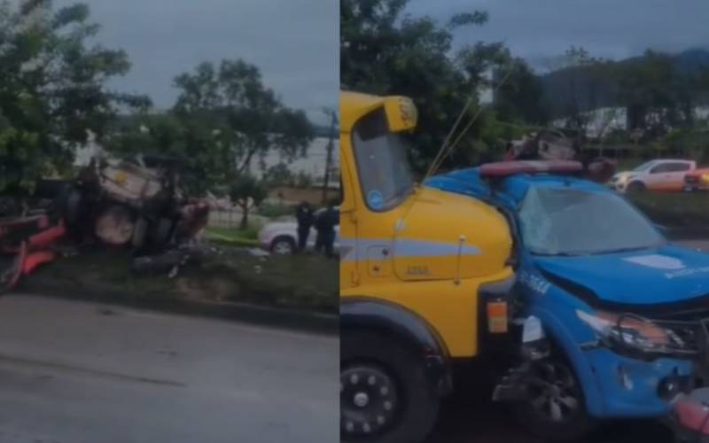 Duas pessoas morrem após carro bater em poste na Avenida Brasil