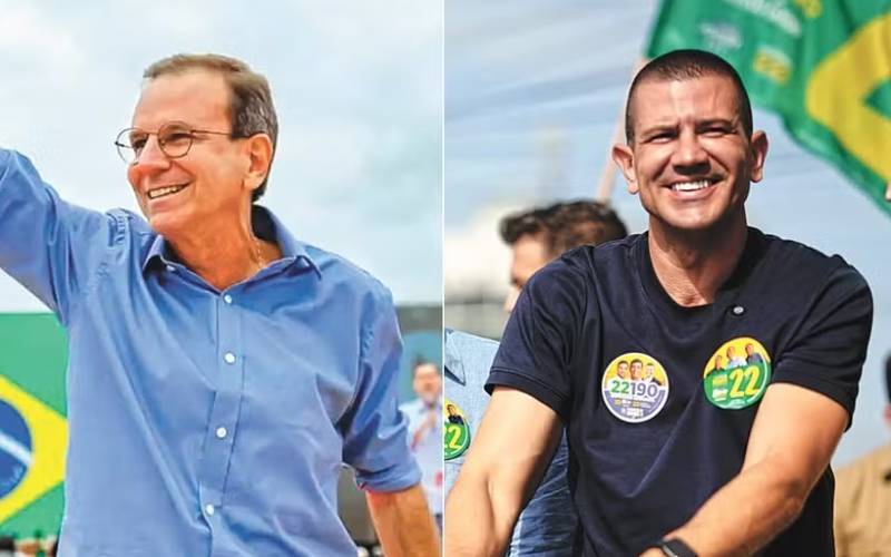 Douglas Ruas e Eduardo Paes farão o segundo turno no Rio