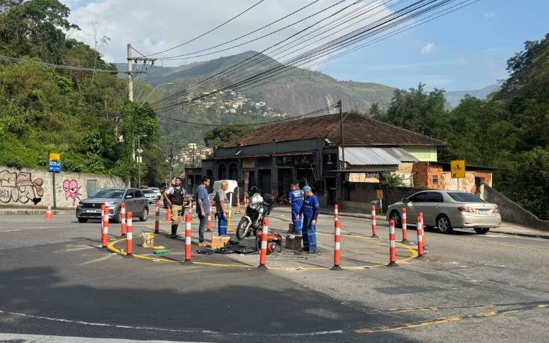 Prefeitura inicia sinalização da Rotatória do Carangola