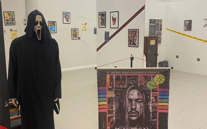 Artista de Petrópolis realiza exposições inspiradas no cinema de terror
