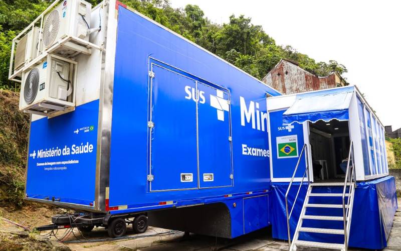Caminhão da Saúde realiza 377 exames em uma semana em Petrópolis