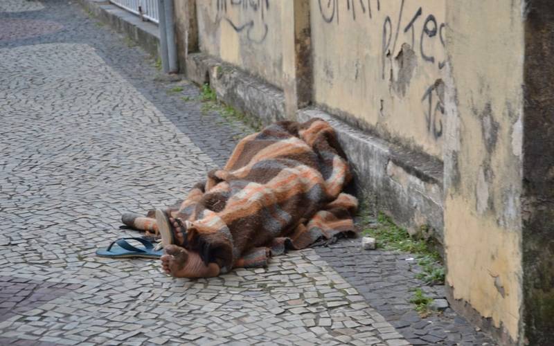 Impactos do frio na população em situação de rua